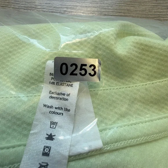 Lululemon Women's Size 8 Quick Drying Short Sleeve Polo Shirt Performance Elle - Picture 10 of 10